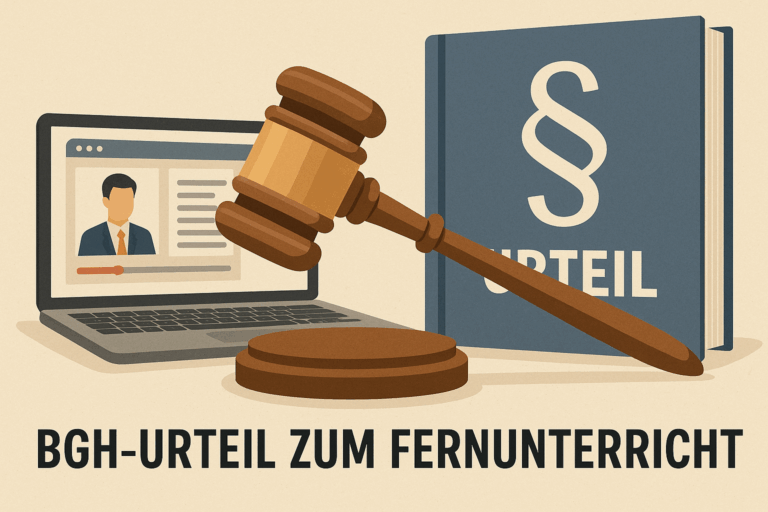 BGH-Urteil zum Fernunterricht: Was Anbieter jetzt wissen und beachten müssen
