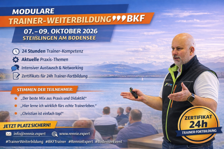 📣 Modulare Trainer-Weiterbildung BKF | 07.–09.10.2026 | Steißlingen am Bodensee🔸 Für alle, die Wissen praxisnah weitergeben wollen!