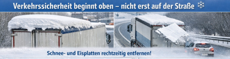 ❄️ Verkehrssicherheit beginnt oben – nicht erst auf der Straße ❄️