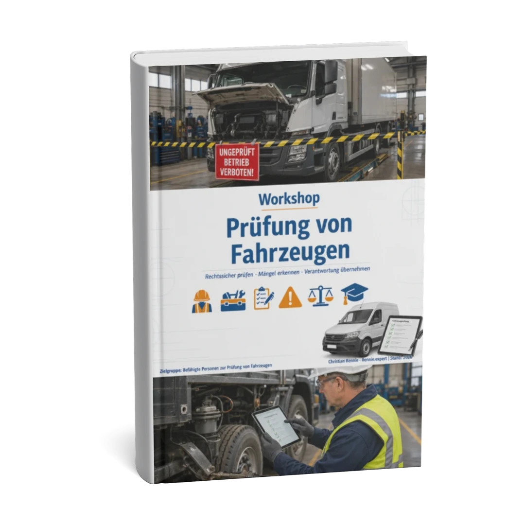 Zur Prüfung befähigte Person - Fahrzeuge
