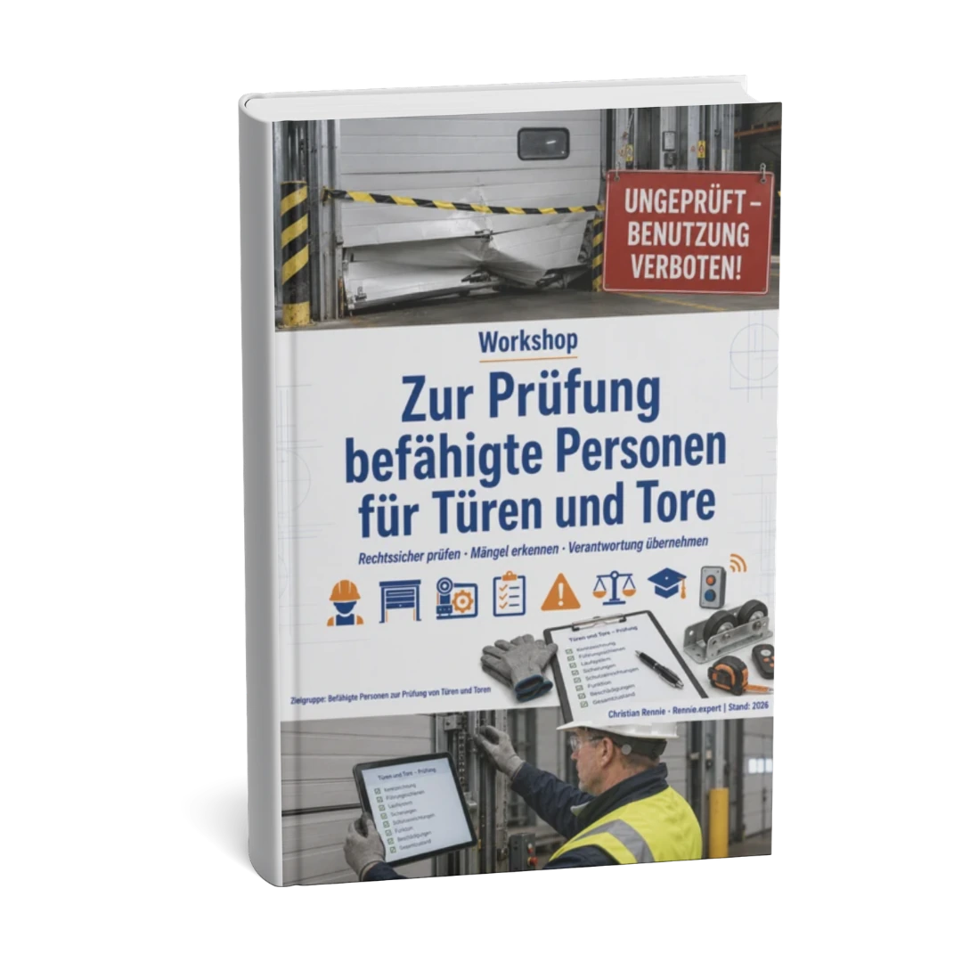 Zur Prüfung befähigte Person - Türen & Tore