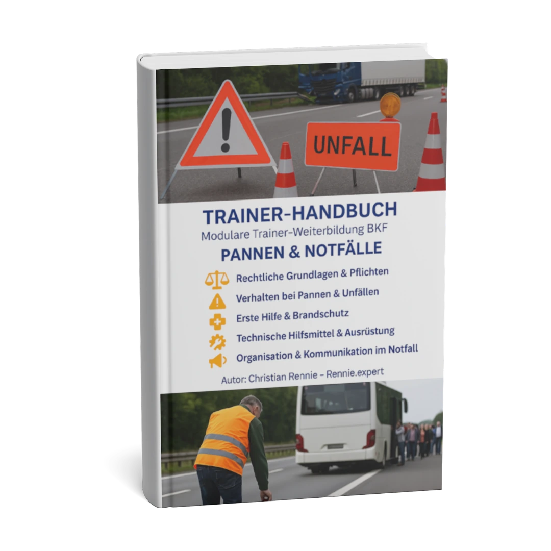 Modulare Trainer-Weiterbildung „BKF“ - Trainerhandbuch „Pannen & Notfälle“