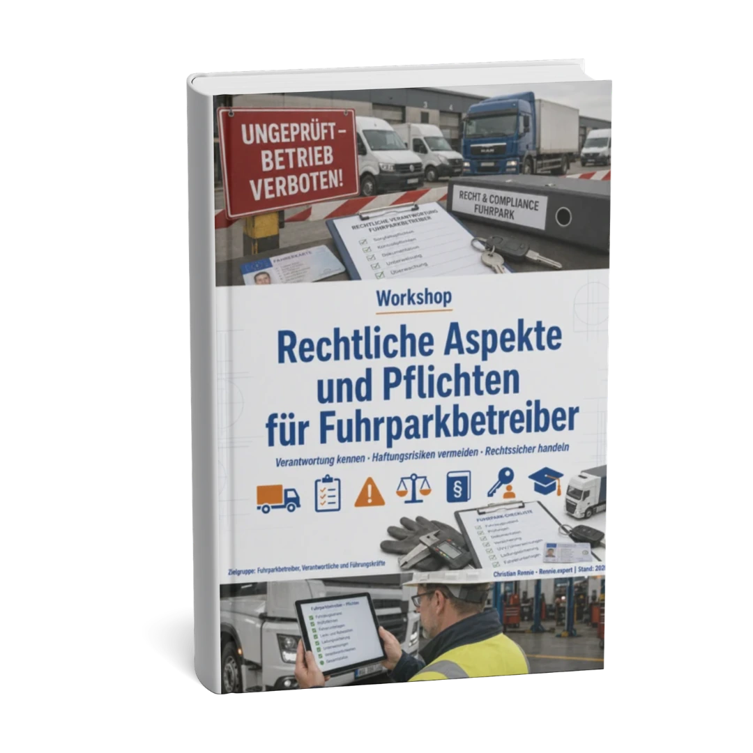 Rechtliche Aspekte und Pflichten für Fuhrparkbetreiber